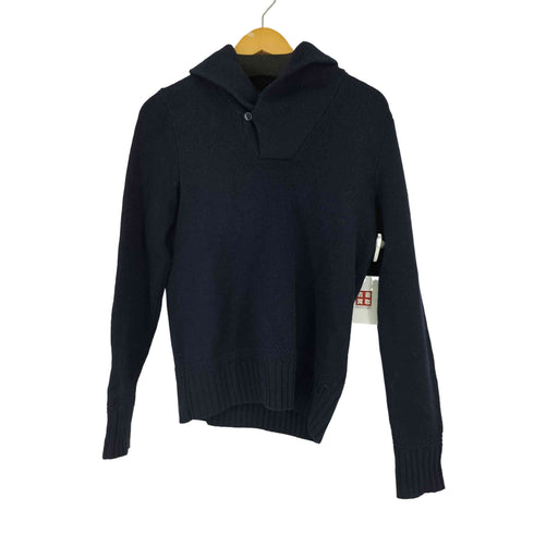 ラグビーラルフローレン Rugby Ralph Lauren ショールカラー エルボーパッチニット メンズ XS