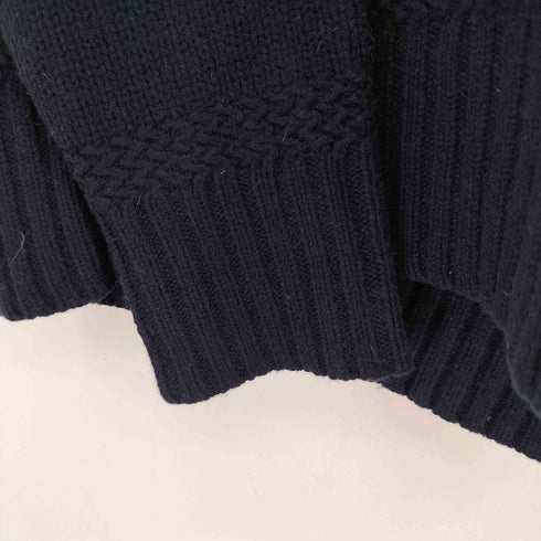 ラグビーラルフローレン Rugby Ralph Lauren ショールカラー エルボーパッチニット メンズ XS