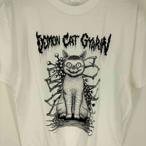 ユナイテッドアスレ UNITED ATHLE 猫 キャラクター プリント S/S クルーネック Tシャツ メンズ JPN:L