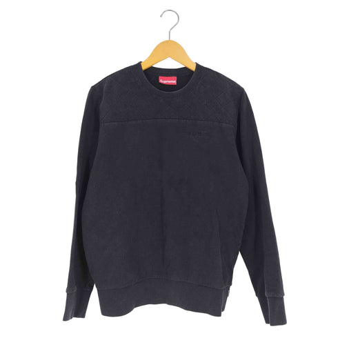 シュプリーム Supreme Quilted Panel Crewneck キルテッド パネル クルーネック スウェット メンズ import:M