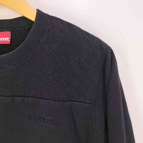 シュプリーム Supreme Quilted Panel Crewneck キルテッド パネル クルーネック スウェット メンズ import:M