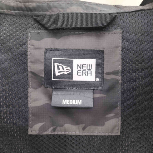 ニューエラ NEW ERA ロゴプリント カモ柄 ナイロン ジップ ジャケット メンズ JPN:M