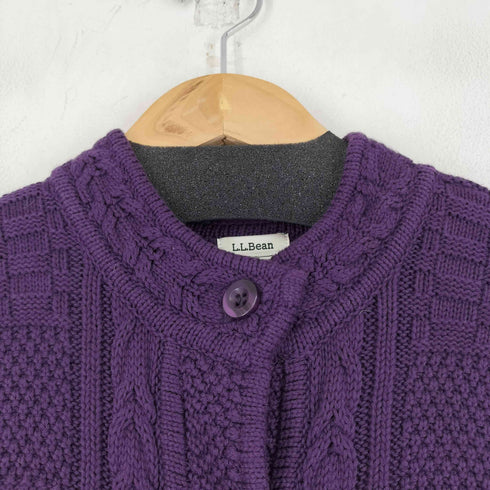 エルエルビーン L.L.Bean ケーブル編み ヘビーニットカーディガン レディース L
