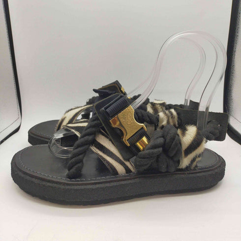サカイ Sacai 20SS ロープサンダル Vibram ソール レザー サンダル レディース JPN:37