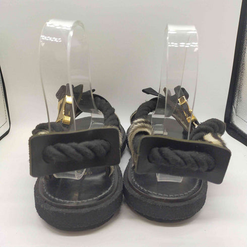サカイ Sacai 20SS ロープサンダル Vibram ソール レザー サンダル レディース JPN:37