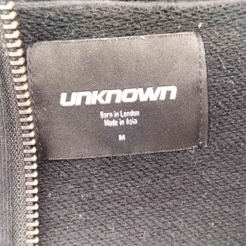 アンノウンロンドン UNKNOWN LONDON Black x Purple Cross Rhinestone Zip Hoodie クロス ラインストーン ジップアップフーディ メンズ import:M