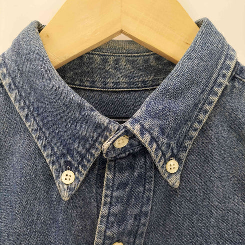 ポロバイラルフローレン Polo by RALPH LAUREN ポニー刺繍 ボタンダウンデニムシャツ レディース 160