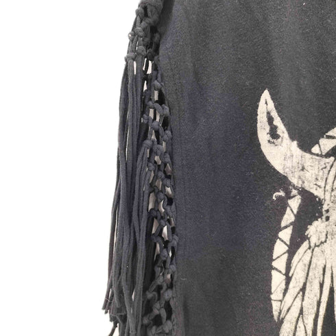 デニムアンドサプライ ラルフローレン DENIM & SUPPLY RALPH LAUREN クルーネック フリンジTシャツ レディース XS