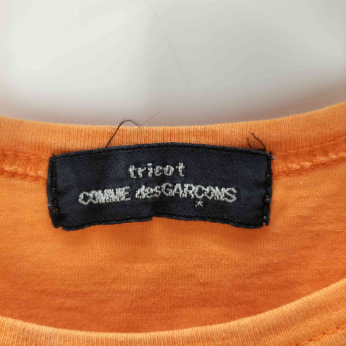 トリココムデギャルソン tricot COMME des GARCONS シルクスカーフドッキング 半袖Tシャツ レディース