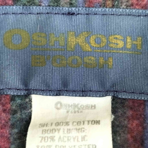 オシュコシュ OSHKOSH 80s USA製 裏地ブランケット ダック地 カバーオール メンズ 42R