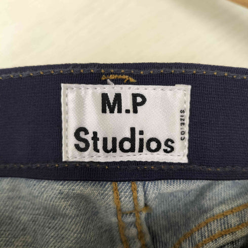 エムピーストゥディオス M.P Studios ジップフライフレアデニムパンツ メンズ 3