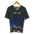 ジャックローズ JACKROSE CALIF ヤシの木 ハワイアン デザイン S/S Vネック Tシャツ メンズ JPN:3