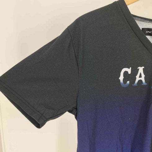 ジャックローズ JACKROSE CALIF ヤシの木 ハワイアン デザイン S/S Vネック Tシャツ メンズ JPN:3