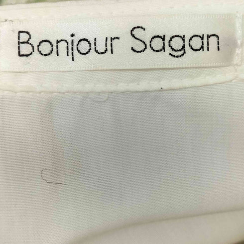 ボンジュールサガン Bonjour Sagan プリーツ切替バンドカラーシャツ レディース FREE