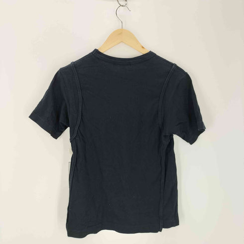 コムデギャルソンシャツ COMME des GARCONS SHIRT パイピングデザイン クルーネック半袖Tシャツ レディース S