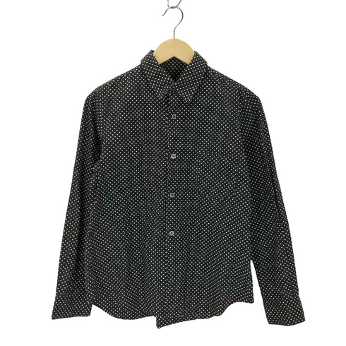 ブラックコムデギャルソン BLACK COMME des GARCONS ドット柄 長袖ポケットシャツ メンズ S