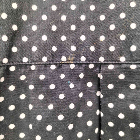 ブラックコムデギャルソン BLACK COMME des GARCONS ドット柄 長袖ポケットシャツ メンズ S