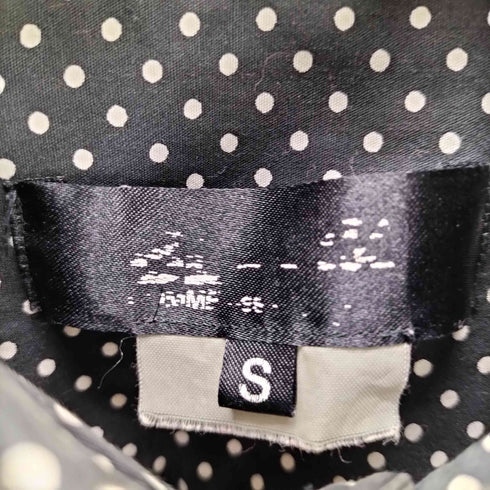 ブラックコムデギャルソン BLACK COMME des GARCONS ドット柄 長袖ポケットシャツ メンズ S