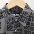 ブラックコムデギャルソン BLACK COMME des GARCONS 英国旗 ドット 総柄長袖シャツ メンズ XS
