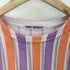 イッセイミヤケ ISSEY MIYAKE ステッチストライプ クルーネック半袖Tシャツ レディース 2