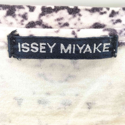 イッセイミヤケ ISSEY MIYAKE 転写デザイン モザイク Tシャツ レディース M