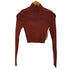 ザラ ZARA メタリックスレッドニットトップス レディース import:M