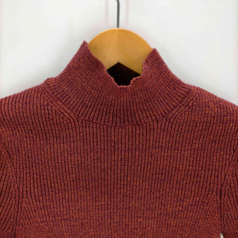 ザラ ZARA メタリックスレッドニットトップス レディース import:M