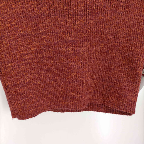 ザラ ZARA メタリックスレッドニットトップス レディース import:M