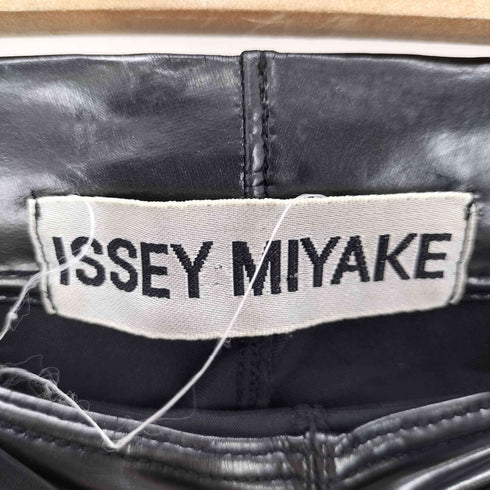 イッセイミヤケ ISSEY MIYAKE 1991AW ポリウレタンコーティング ストレッチゴムパンツ メンズ M