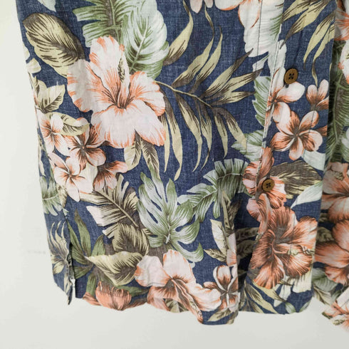 ルーシャット ROUSHATTE S/S オープンカラーアロハシャツ メンズ import:M