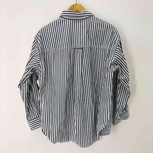 ベイフロー BAYFLOW ワンポイント刺繍 ストライプ L/S シャツ レディース FREE