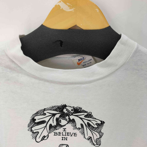 ナイキ NIKE 70S USA製 オレンジタグ シングルステッチ S/S フロントプリントTシャツ メンズ JPN:L