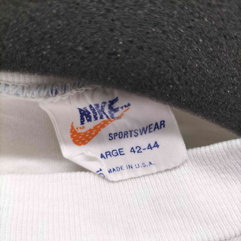 ナイキ NIKE 70S USA製 オレンジタグ シングルステッチ S/S フロントプリントTシャツ メンズ JPN:L
