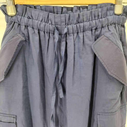 スピックアンドスパン Spick and Span 23SS crinkle crinkle crinkle silk cotton over cargo pants レディース FREE