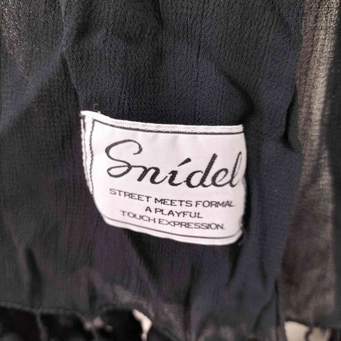 スナイデル snidel ポンポン シアー ストール レディース