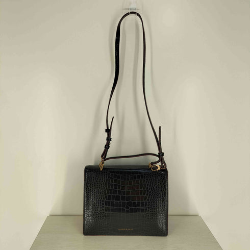 チャールズアンドキース CHARLES&KEITH クロックエフェクトトップハンドルバッグ レディース