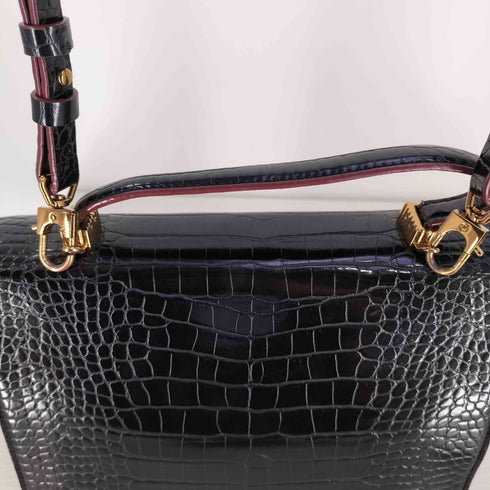 チャールズアンドキース CHARLES&KEITH クロックエフェクトトップハンドルバッグ レディース