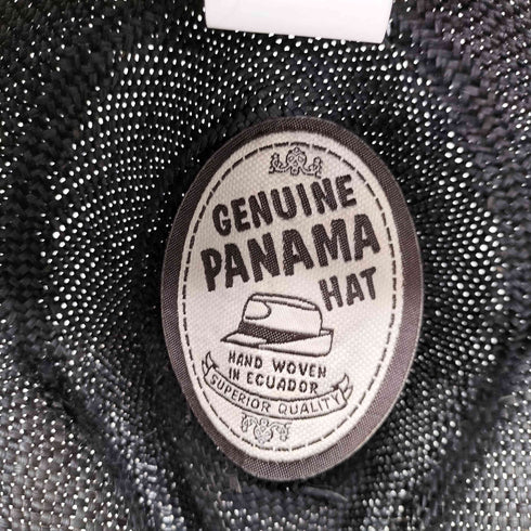 genuine panama イタリア製 麦わら帽子 レディース 58