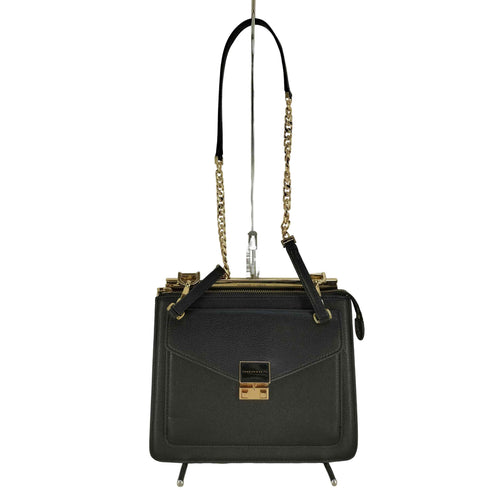 チャールズアンドキース CHARLES&KEITH ロゴプレート チェーン ショルダーバッグ レディース