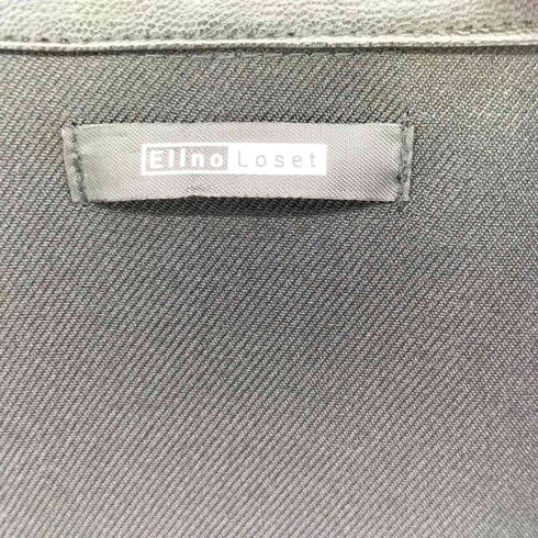 エルノロゼット Ellno Loset 襟切替 ロングジレ コート メンズ JPN:L
