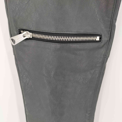 ノーアイディー NO ID. シンセティックレザーボンテージスキニー パンツ メンズ JPN:3