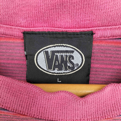 バンズ VANS 90-00s ボーダー柄1ポケットTシャツ メンズ JPN:L
