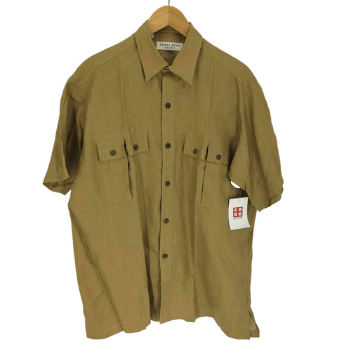 JUN SAITO GRASS MEN'S リネン フラップポケット S/S シャツ メンズ JPN:M