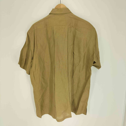 JUN SAITO GRASS MEN'S リネン フラップポケット S/S シャツ メンズ JPN:M