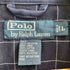 ポロバイラルフローレン Polo by RALPH LAUREN 90-00s ポニー刺繍 裏地チェック スイングトップ ポリ100 メンズ L
