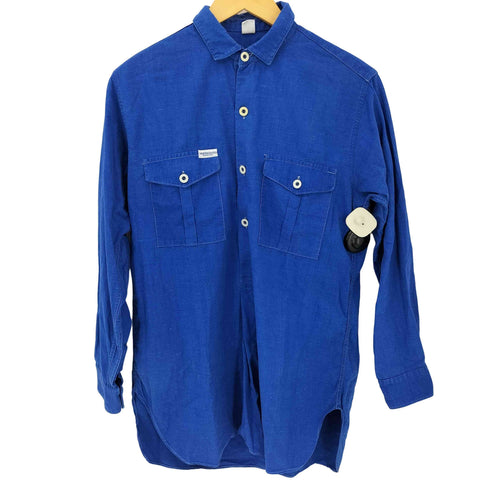 panar carson pirie scott co 40S プルオーバーオフィサーシャツ メンズ