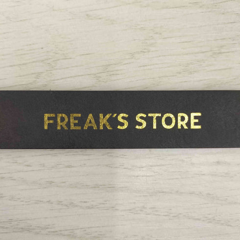 フリークスストア FREAKS STORE 24aw フェイクレザー ムラ加工 ナローベルト メンズ