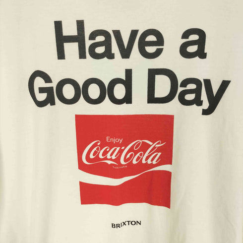 ブリクストン Brixton HAVE AGOOD DAY コラボ S/S クルーネック Tシャツ メンズ JPN:M