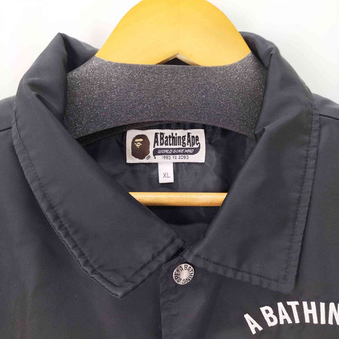アベイシングエイプ A BATHING APE フロントロゴワッペンコラボスタジャン メンズ import:XL