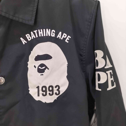 アベイシングエイプ A BATHING APE フロントロゴワッペンコラボスタジャン メンズ import:XL